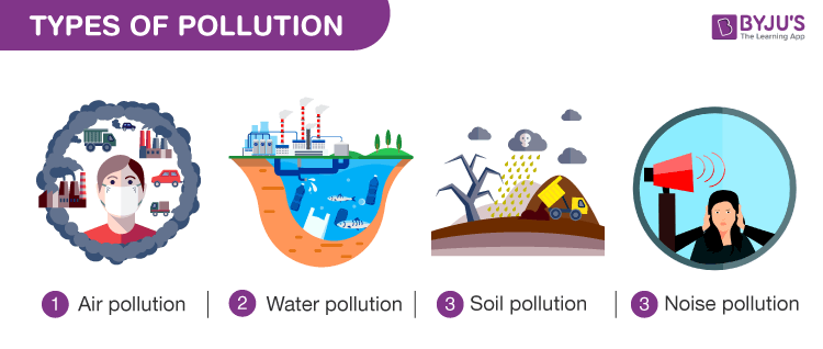 Types of Pollution - Effect of various types of pollution