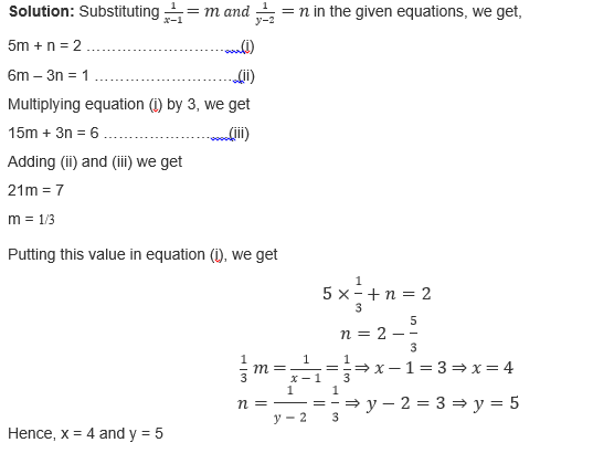 Ncert Class 10 Chapter 3 Pair Of Linear Equations In Two Variables Ncert Class 10 Chapter 3 Pair Of Linear Equations In Two Variables