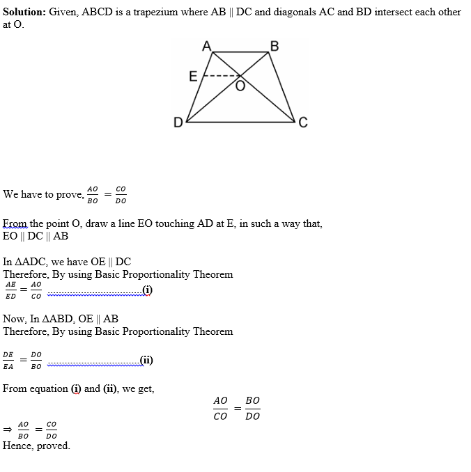 ncert solutions for class 10 maths chapter 6 fig 14