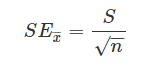 standard error formula