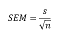 Standard Error of Mean