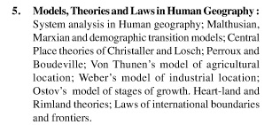 UPSC Geography Optional Syllabus Paper-I 5