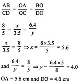 R S Aggarwal Solutions for Class 10 Maths Chapter 7 Triangles Exercise 7B Question 3 rs aggarwal class 10 maths exercise 7b question 6