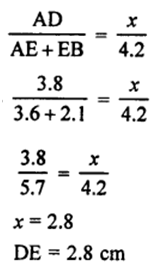 R S Aggarwal Solutions for Class 10 Maths Chapter 7 Triangles Exercise 7B Question 4 rs aggarwal class 10 maths exercise 7b question 8