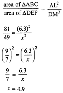 R S Aggarwal Solutions for Class 10 Maths Chapter 7 Triangles Exercise 7C rs aggarwal class 10 maths exercise 7c-7