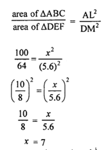 R S Aggarwal Solutions for Class 10 Maths Chapter 7 Triangles Exercise 7C rs aggarwal class 10 maths exercise 7c-8