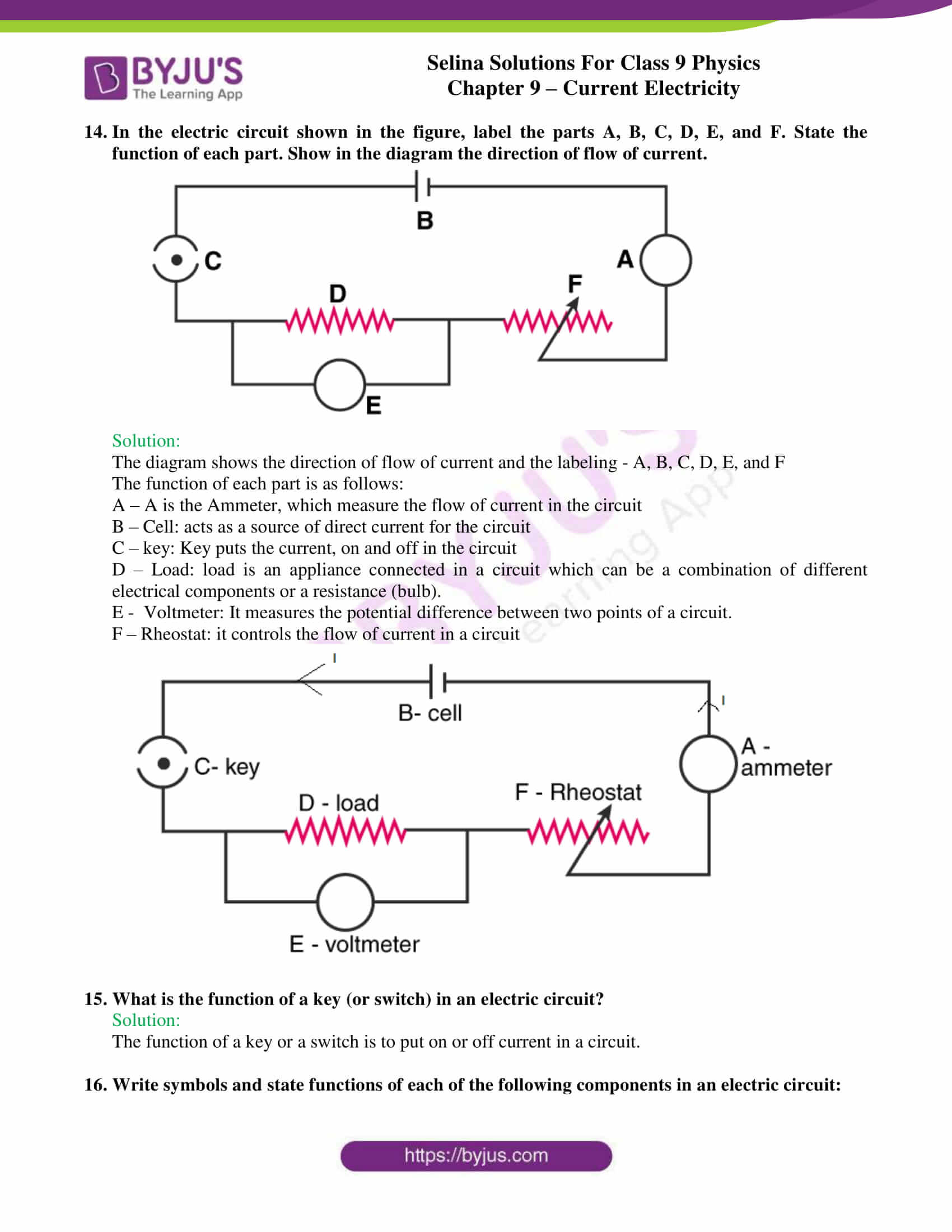 selina solutions class 9 physics chapter 9 Current Electricity part 03