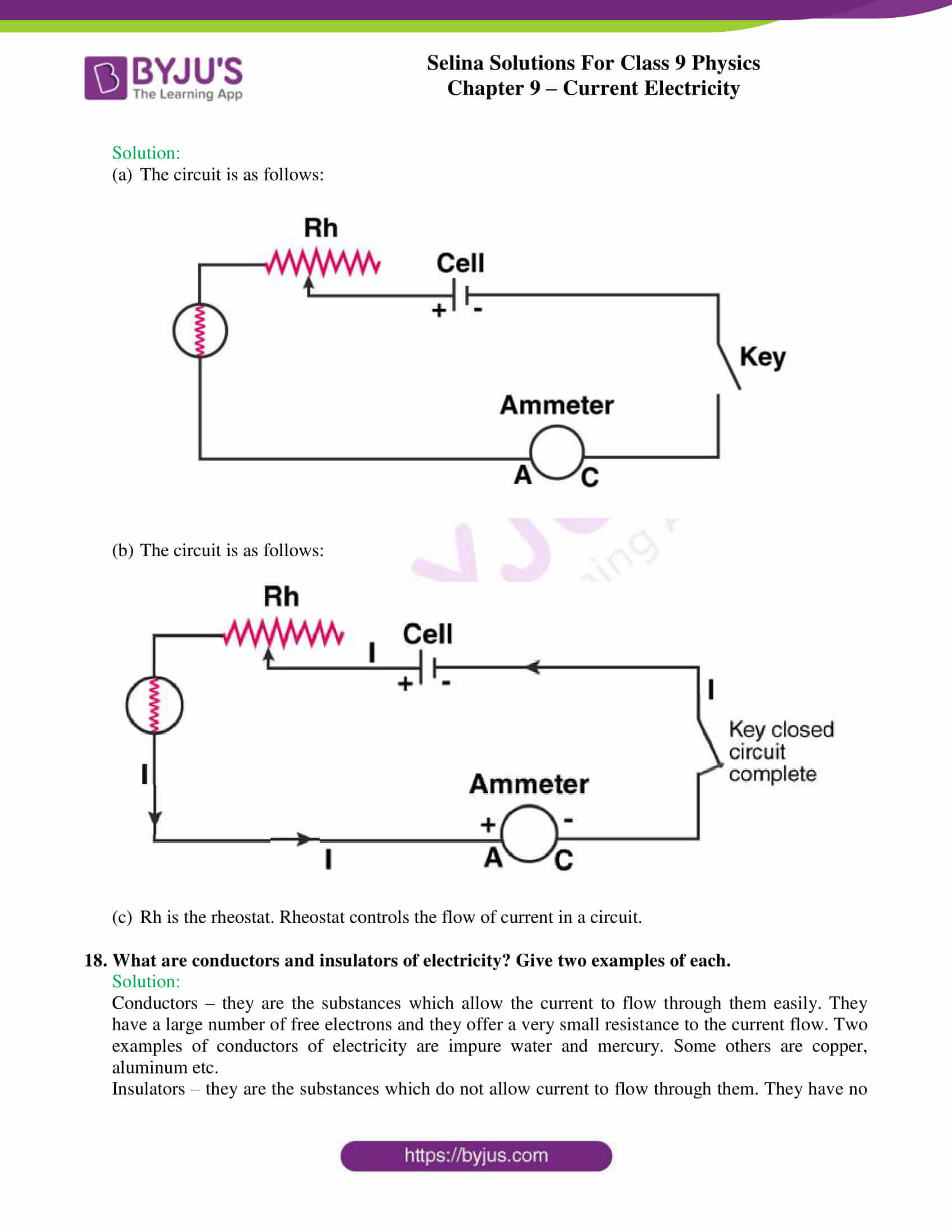 selina solutions class 9 physics chapter 9 Current Electricity part 05