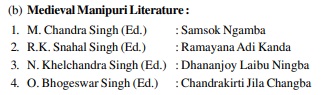 UPSC Manipuri Literature Books- Manipuri Literature Optional Books 2