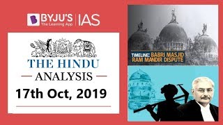 Daily Video Analysis The Hindu Analysis 17th October 2019 Upsc Daily Video Analysis The Hindu Analysis 17th October 2019 Upsc