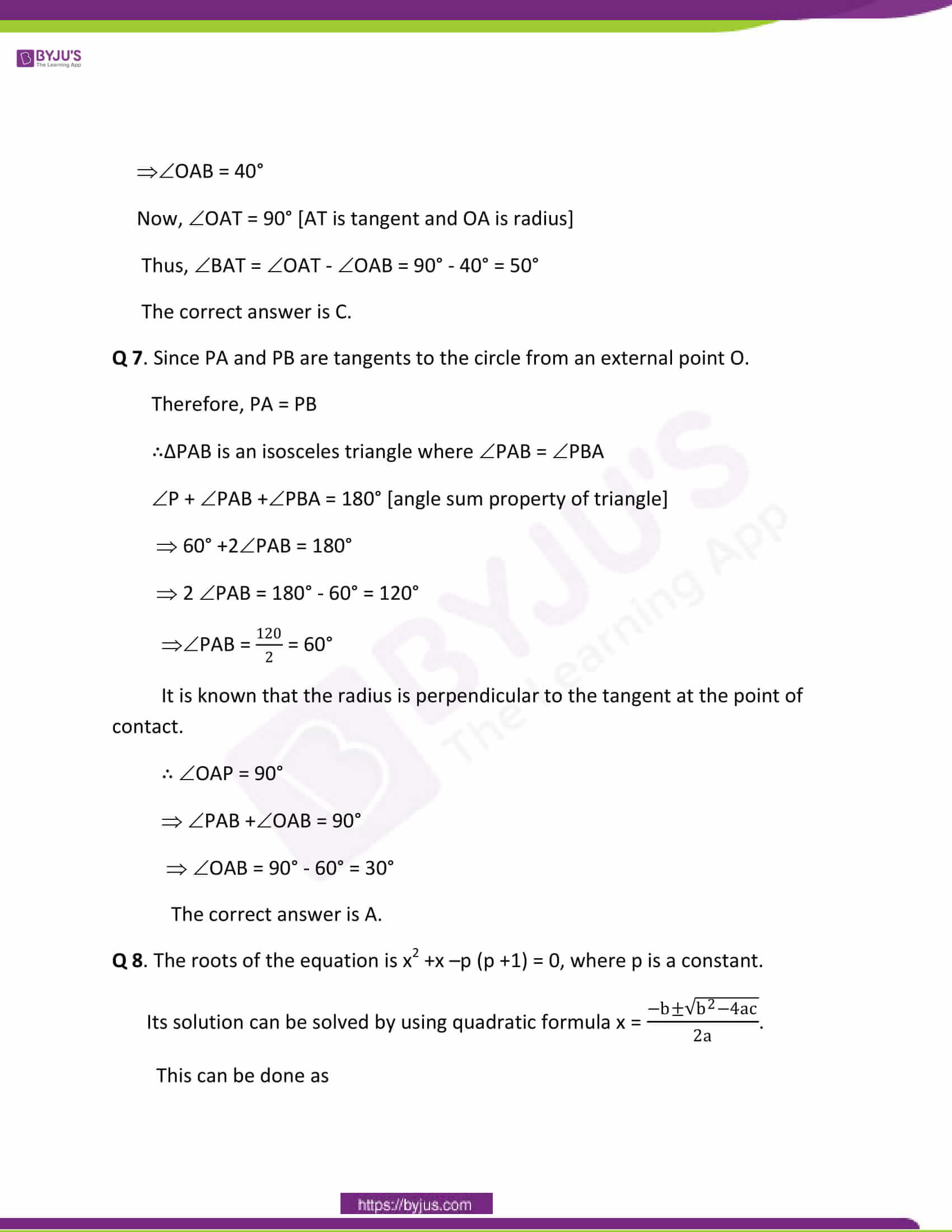 CBSE Class 10 Maths Papers Solution 2011 04