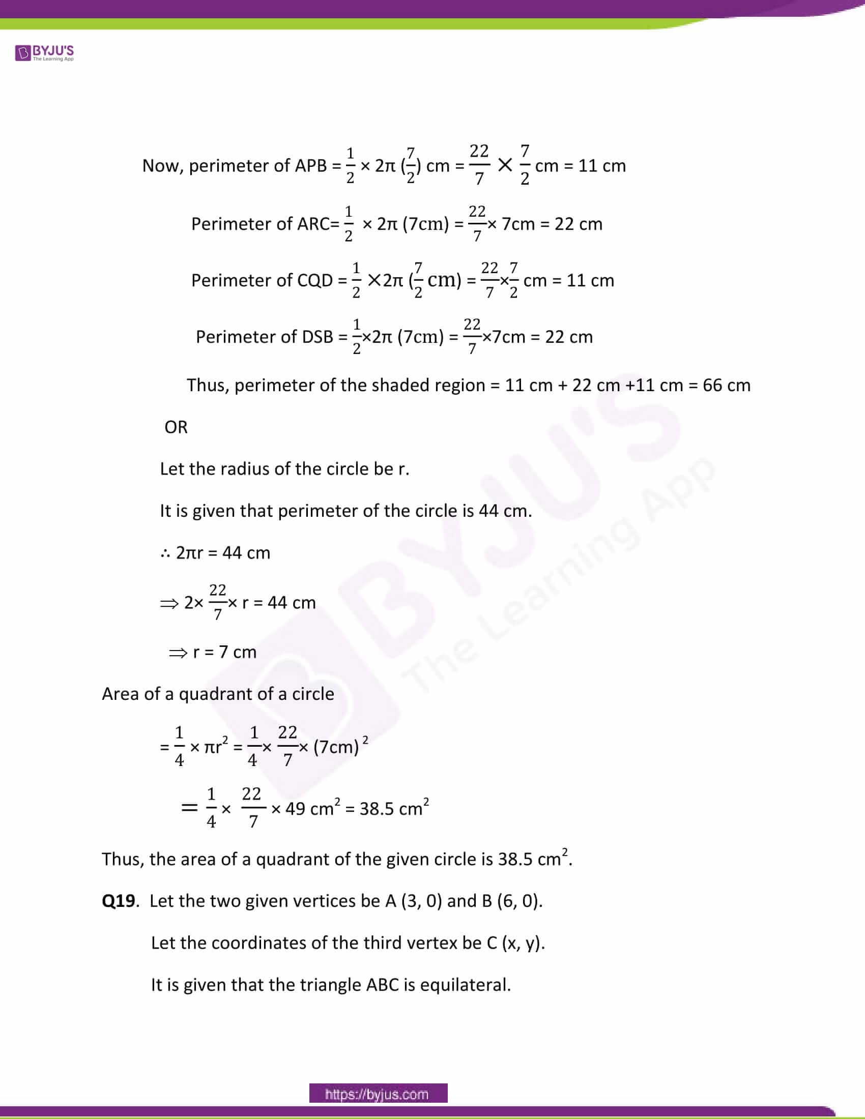 CBSE Class 10 Maths Papers Solution 2011 11