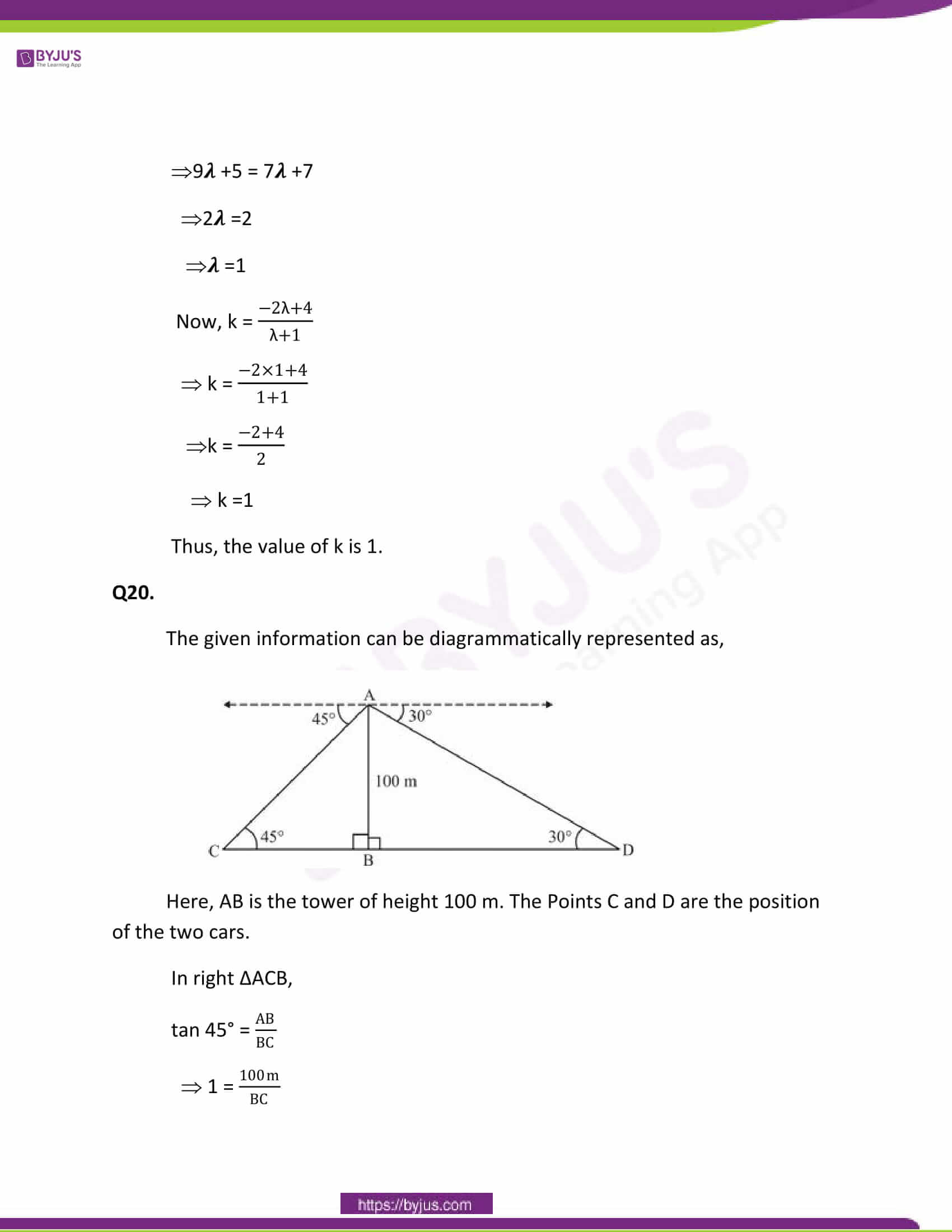 CBSE Class 10 Maths Papers Solution 2011 13