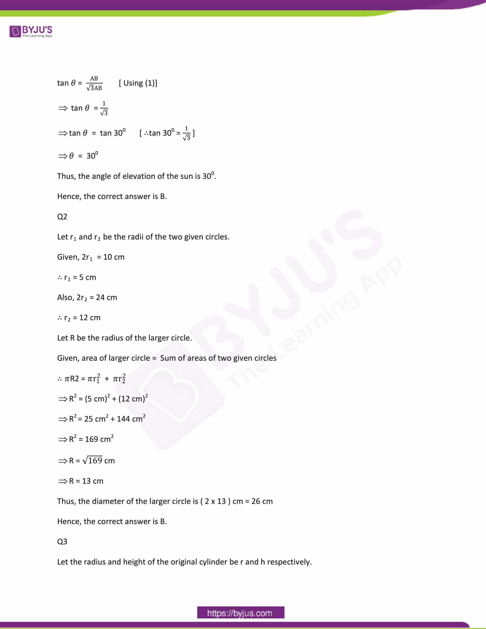 CBSE Class 10 Maths Papers Solution 2012 02