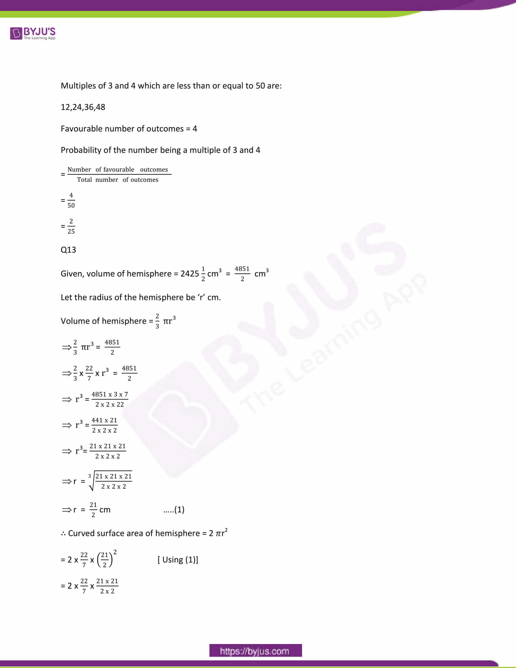 CBSE Class 10 Maths Papers Solution 2012 08