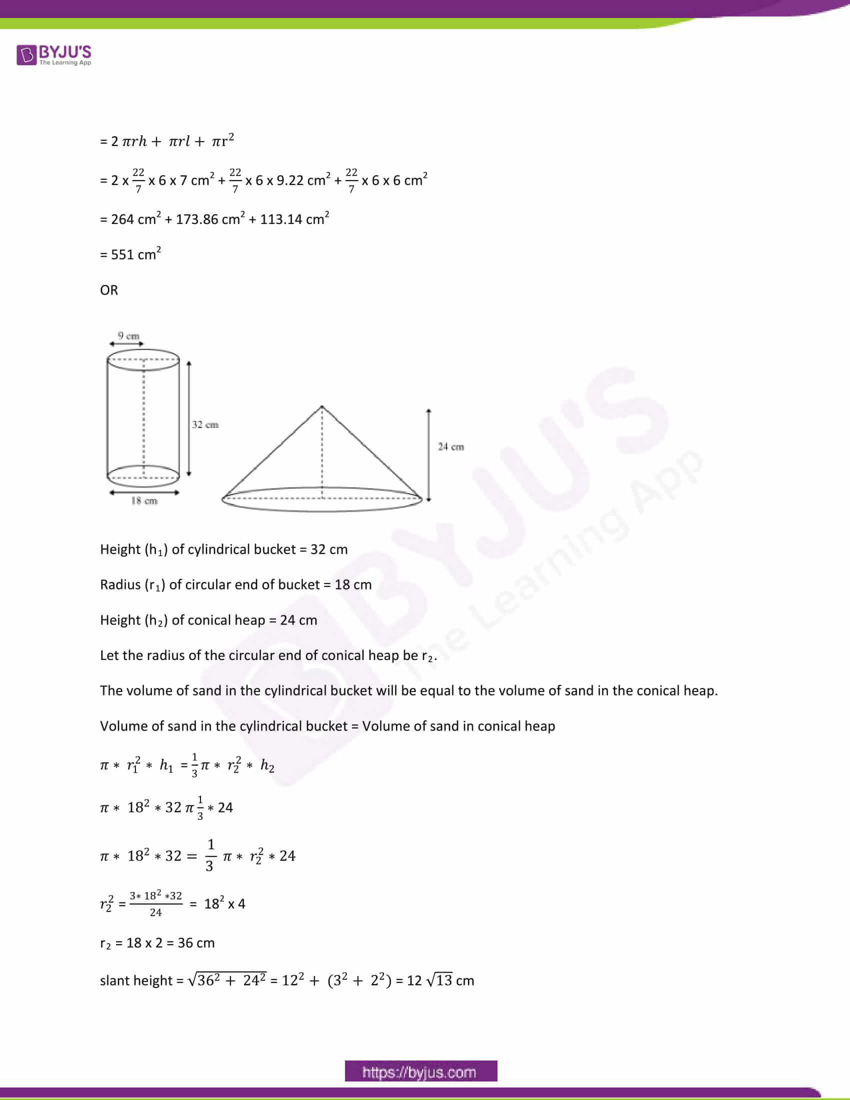 CBSE Class 10 Maths Papers Solution 2012 18