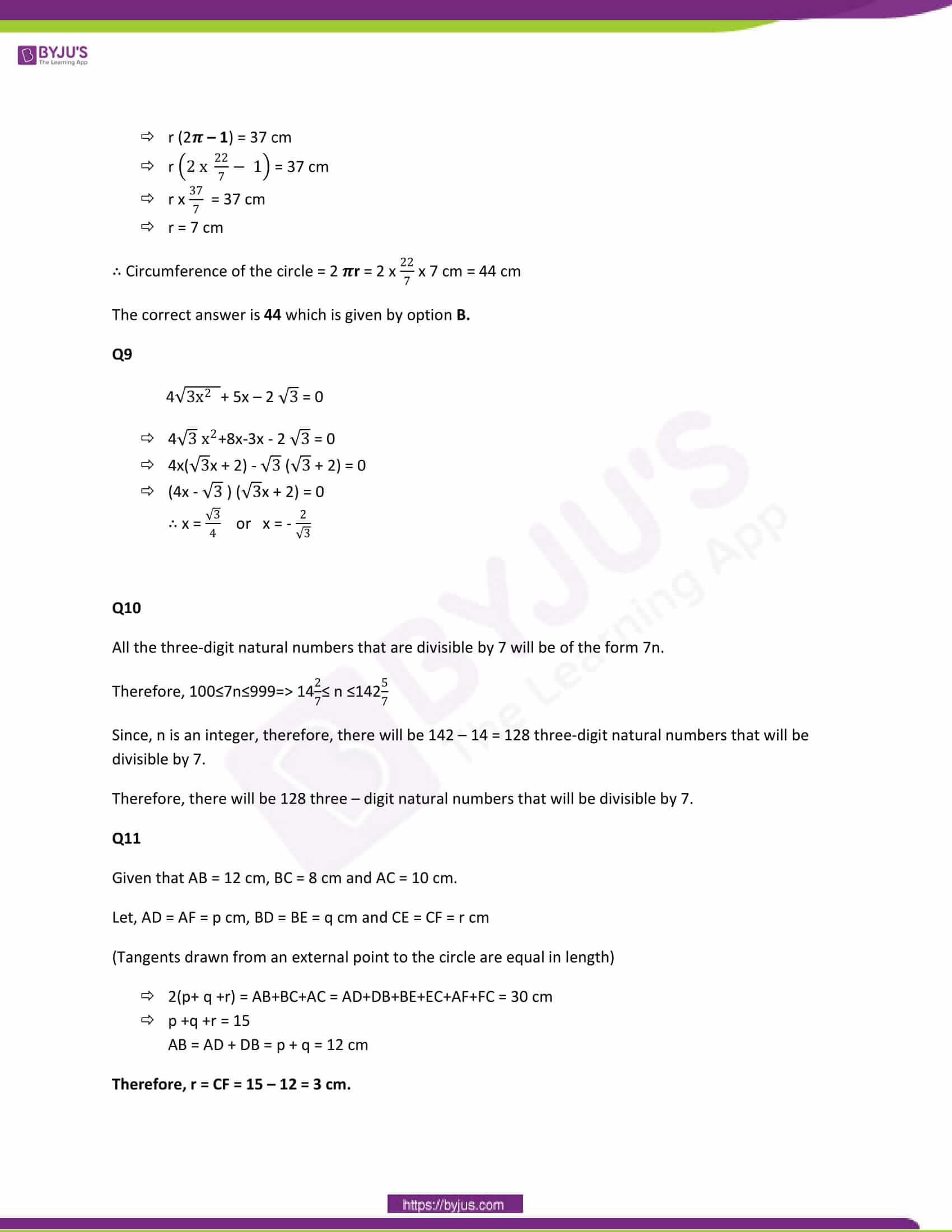 CBSE Class 10 Maths Papers Solution 2013 05