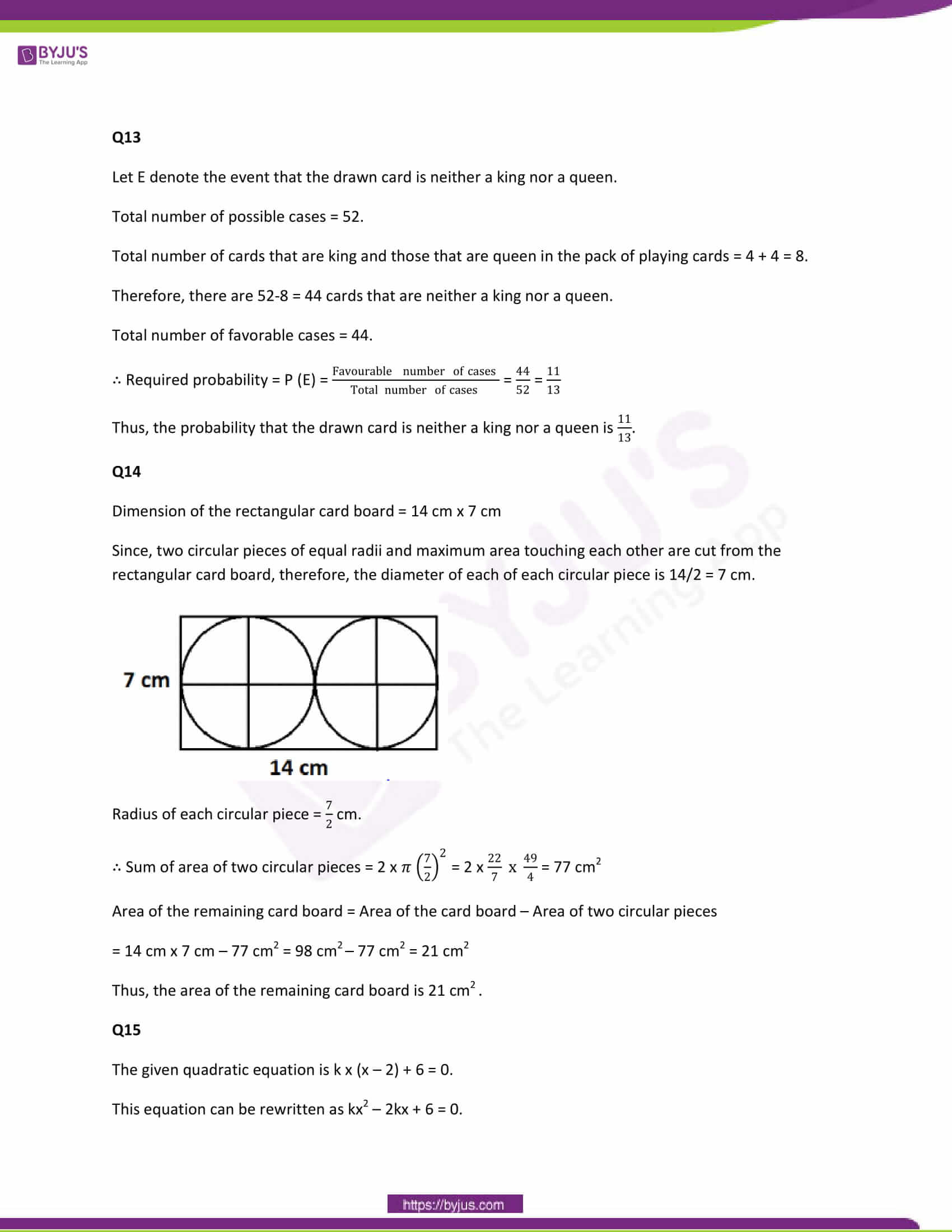 CBSE Class 10 Maths Papers Solution 2013 07