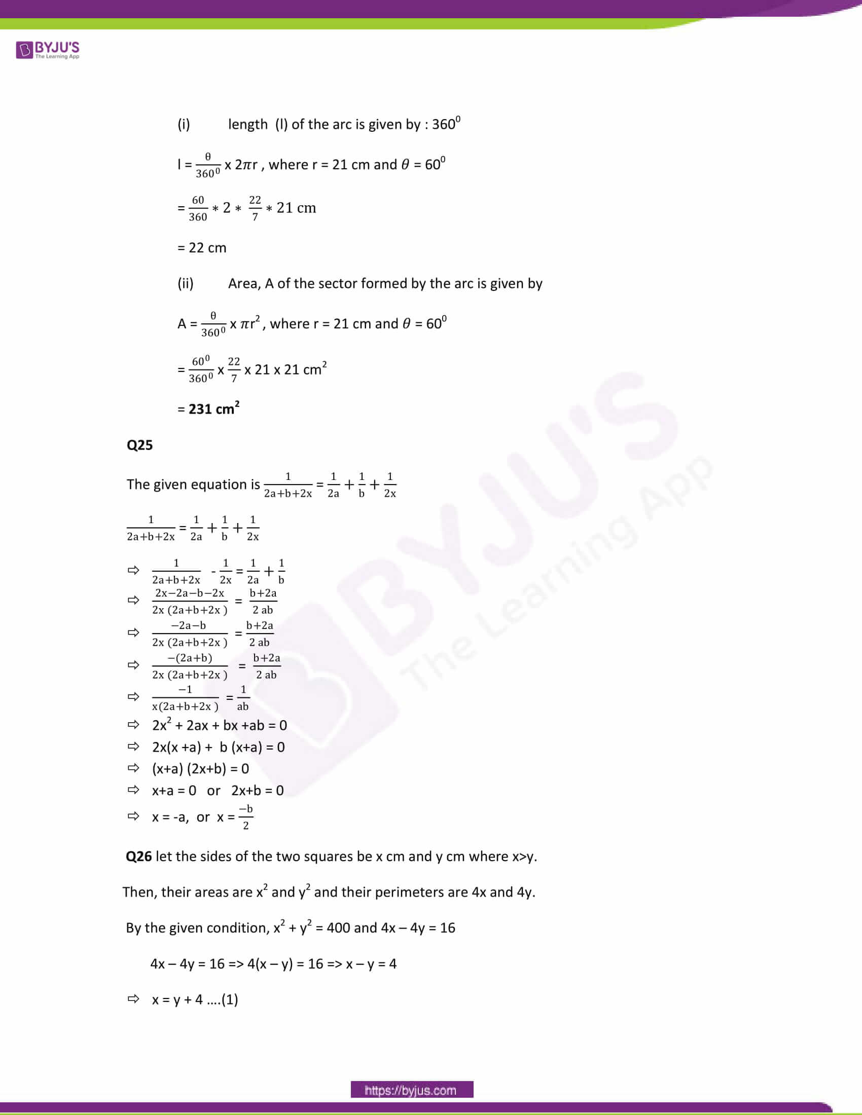 CBSE Class 10 Maths Papers Solution 2013 14