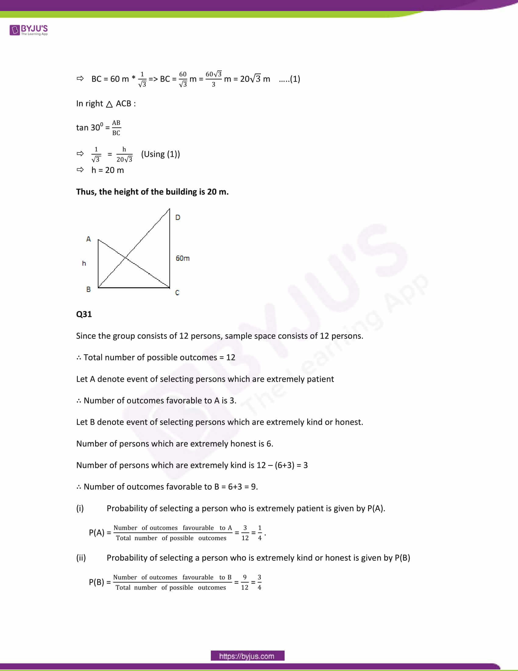 CBSE Class 10 Maths Papers Solution 2013 18