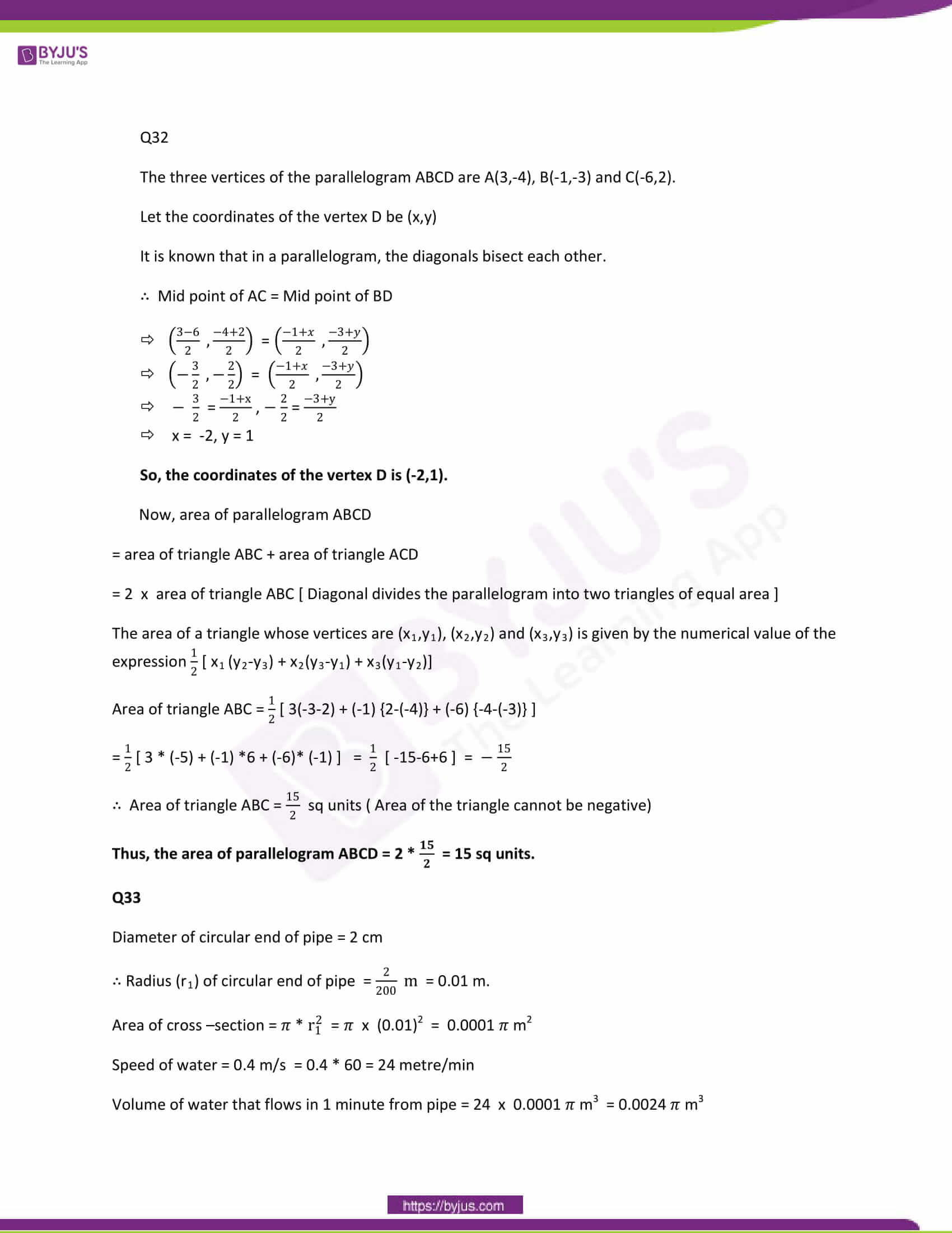 CBSE Class 10 Maths Papers Solution 2013 19