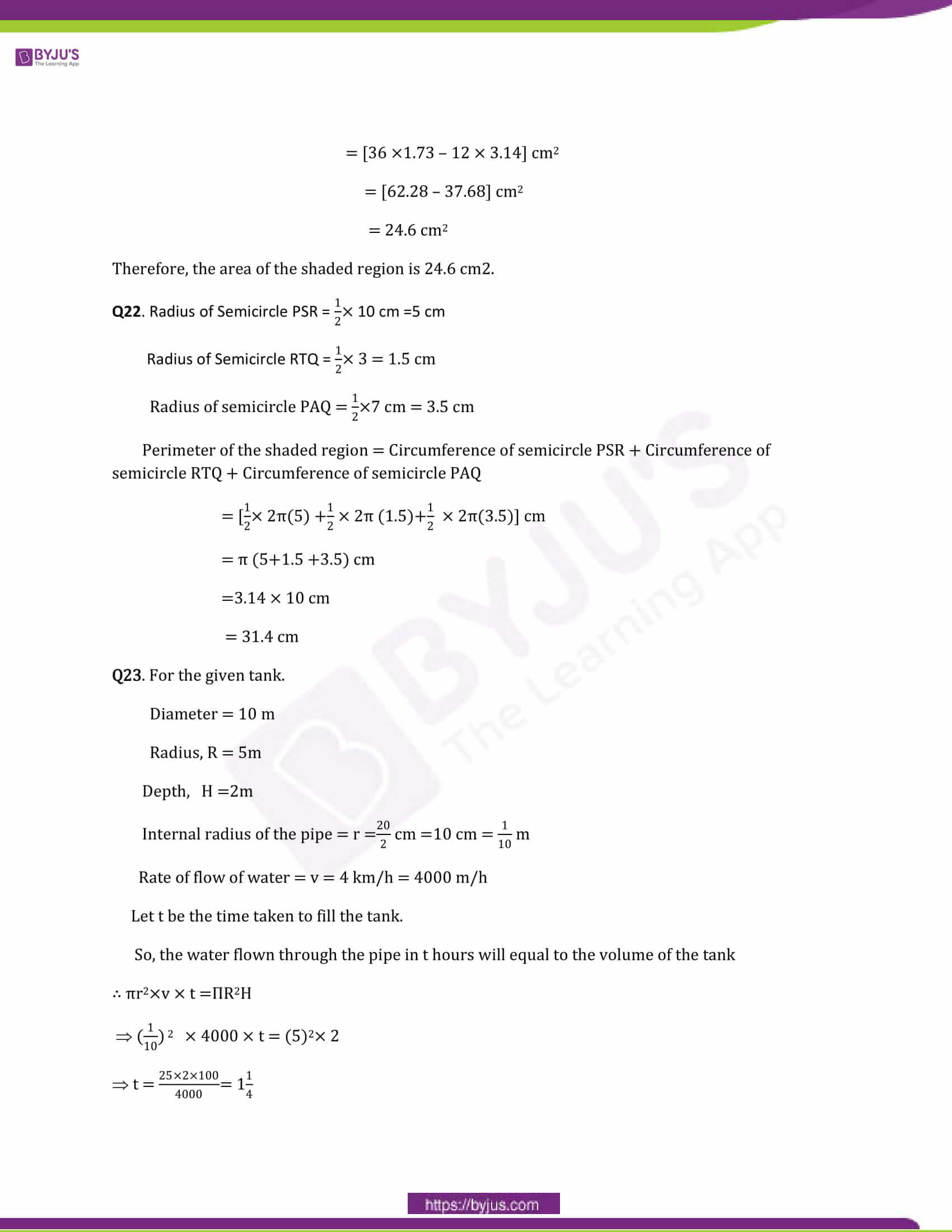 CBSE Class 10 Maths Papers Solution 2014 15