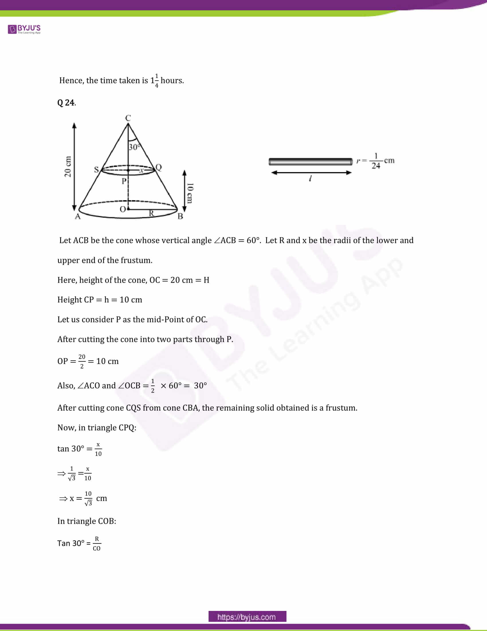 CBSE Class 10 Maths Papers Solution 2014 16