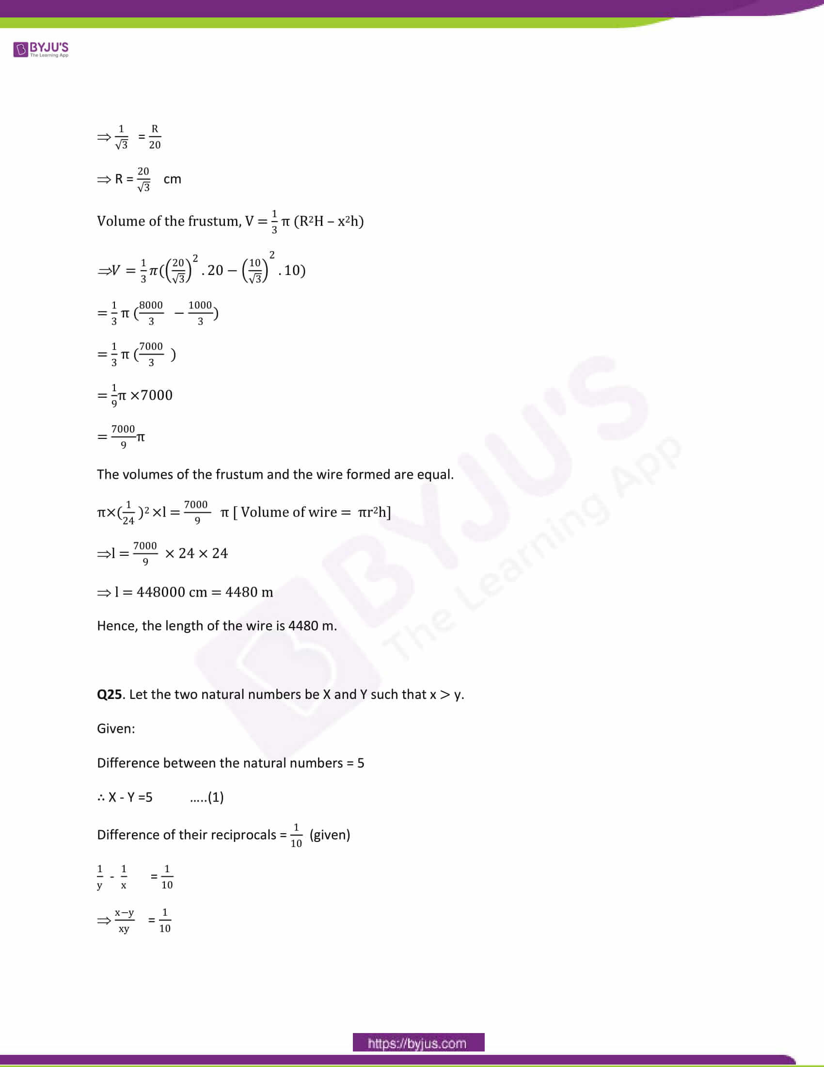 CBSE Class 10 Maths Papers Solution 2014 17