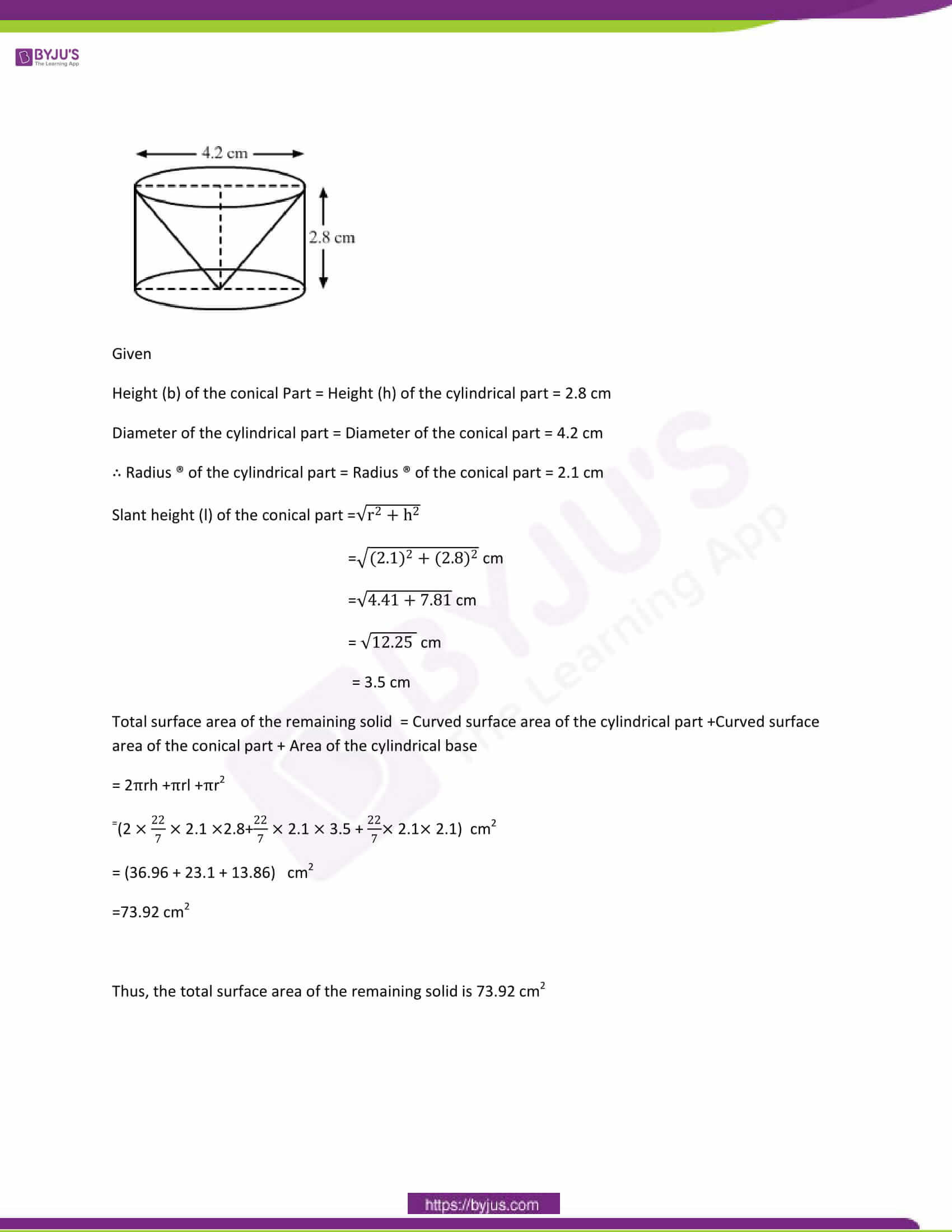 CBSE Class 10 Maths Papers Solution 2014 25