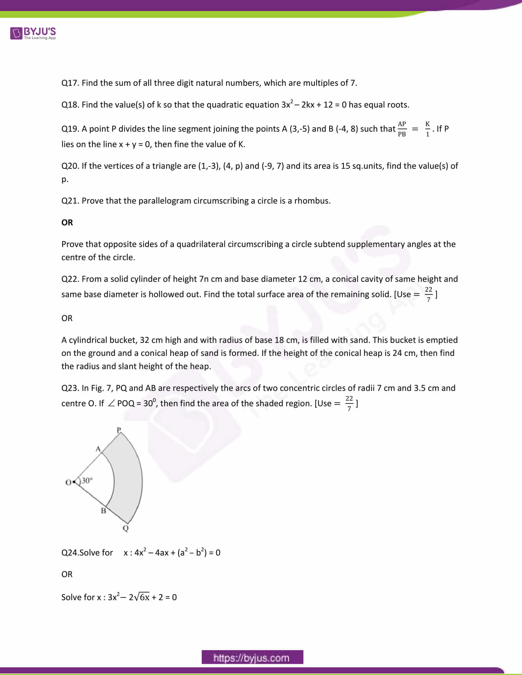 CBSE Class 10 Maths Question Papers 2012 5