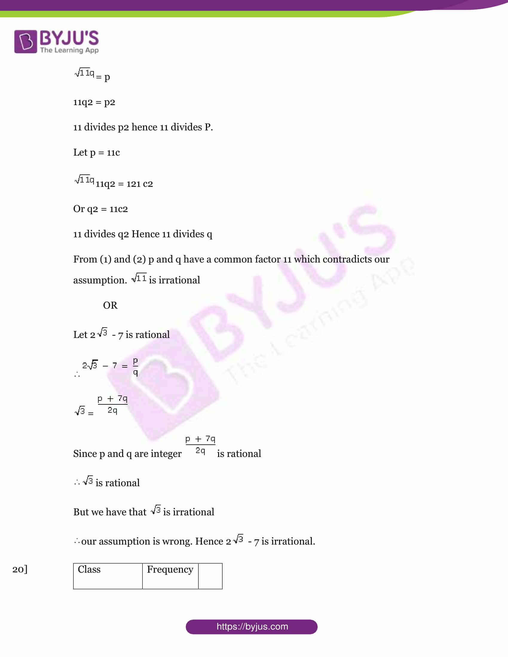 Cbse class 10 maths sample paper set 7