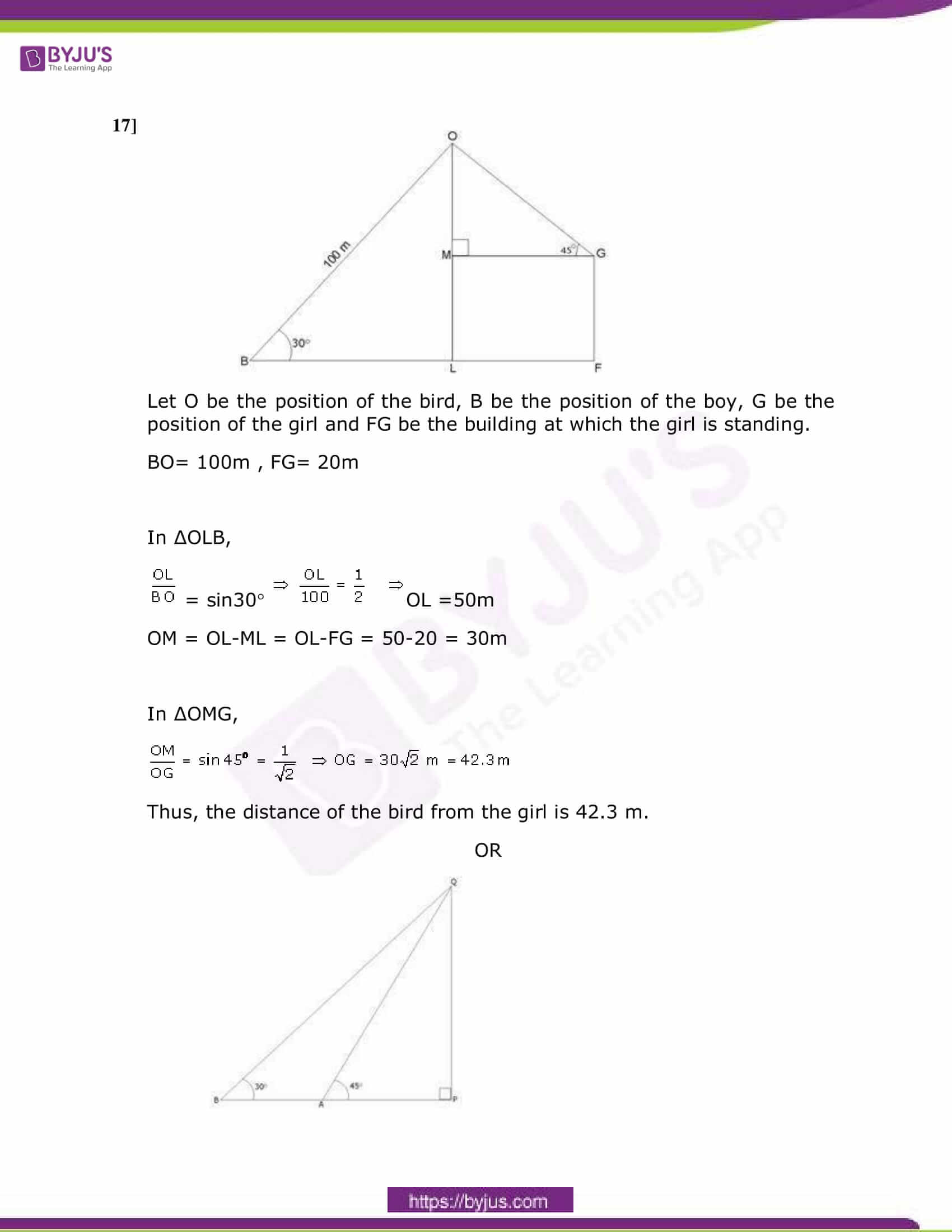 CBSE Class 10 Maths Sample Paper Solution Set 4-07