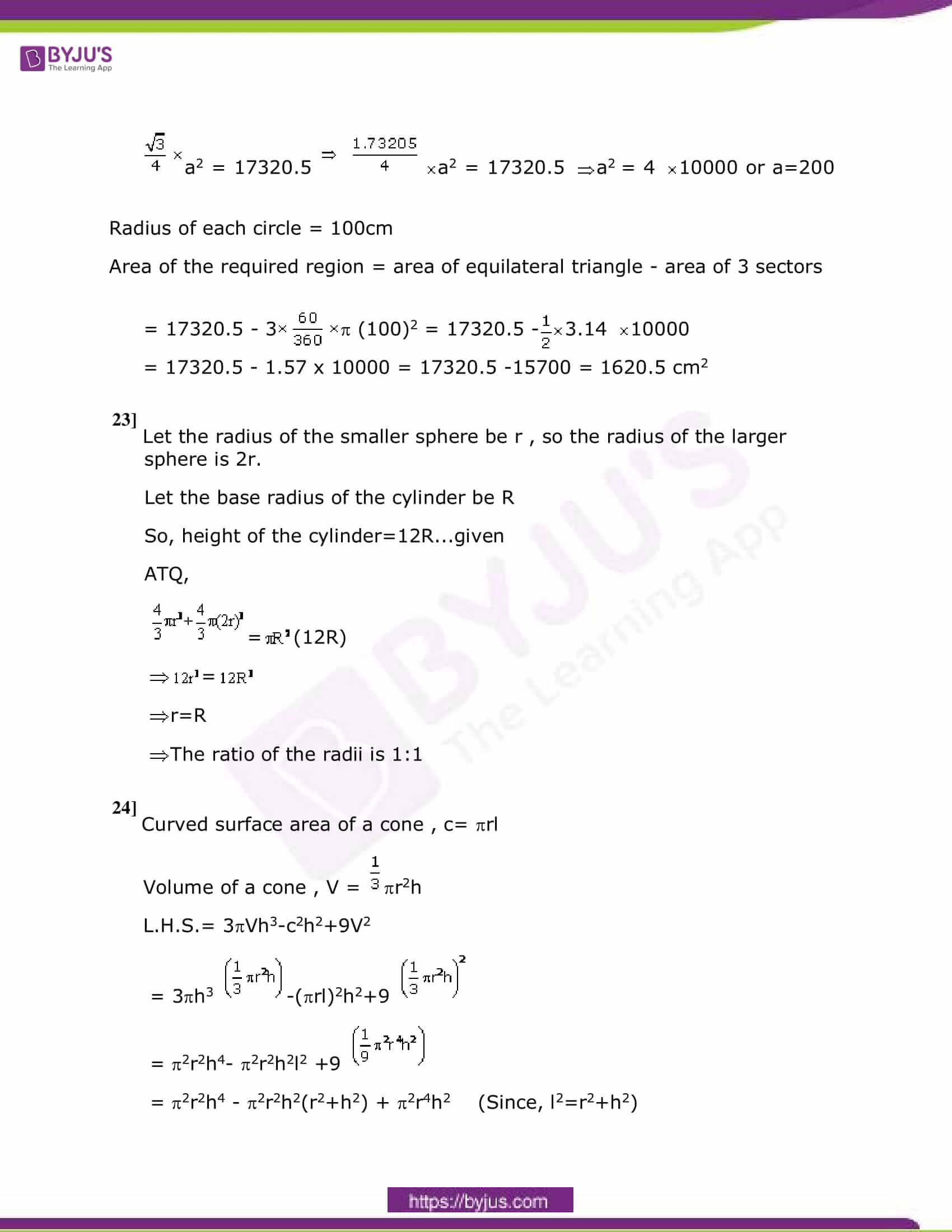 CBSE Class 10 Maths Sample Paper Solution Set 4-11