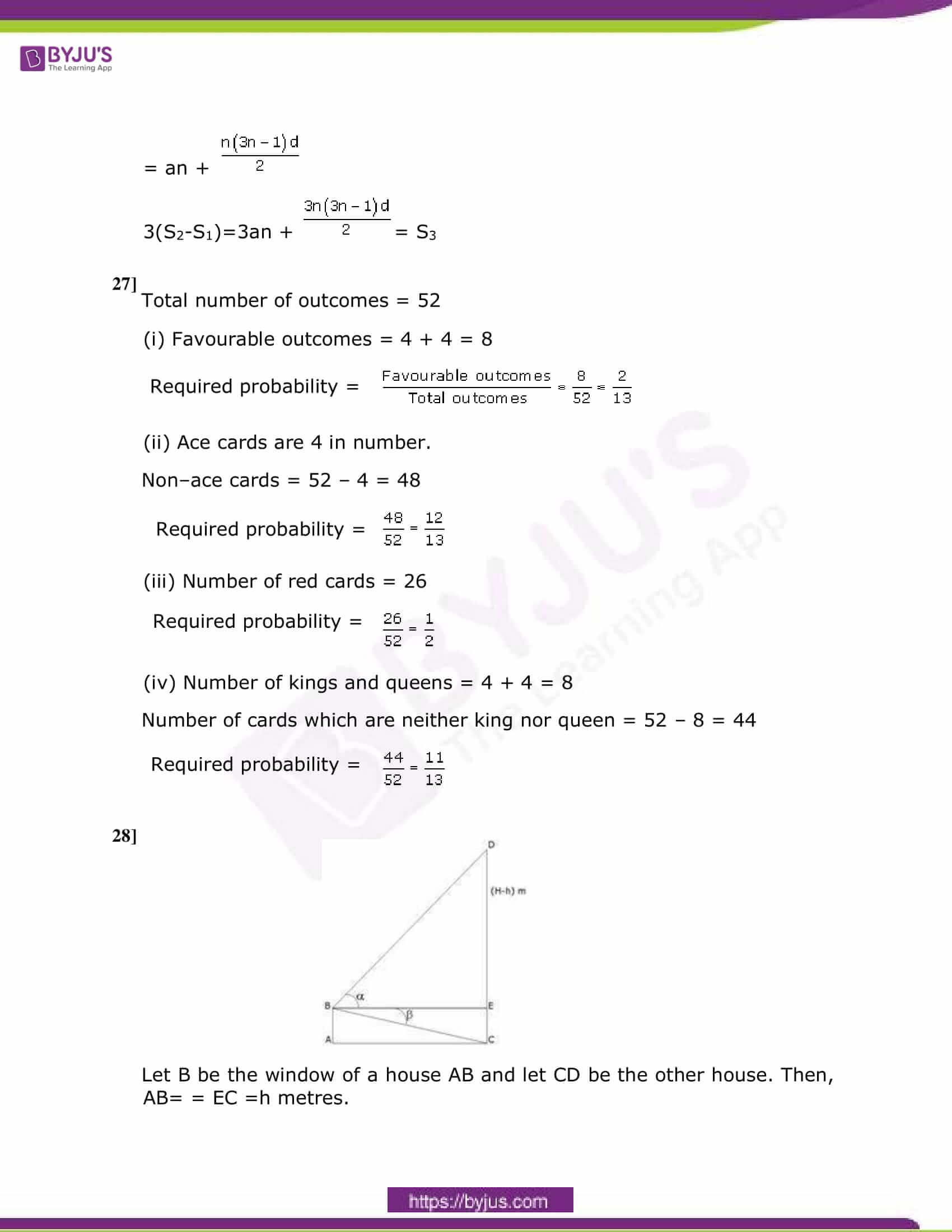 CBSE Class 10 Maths Sample Paper Solution Set 4-14