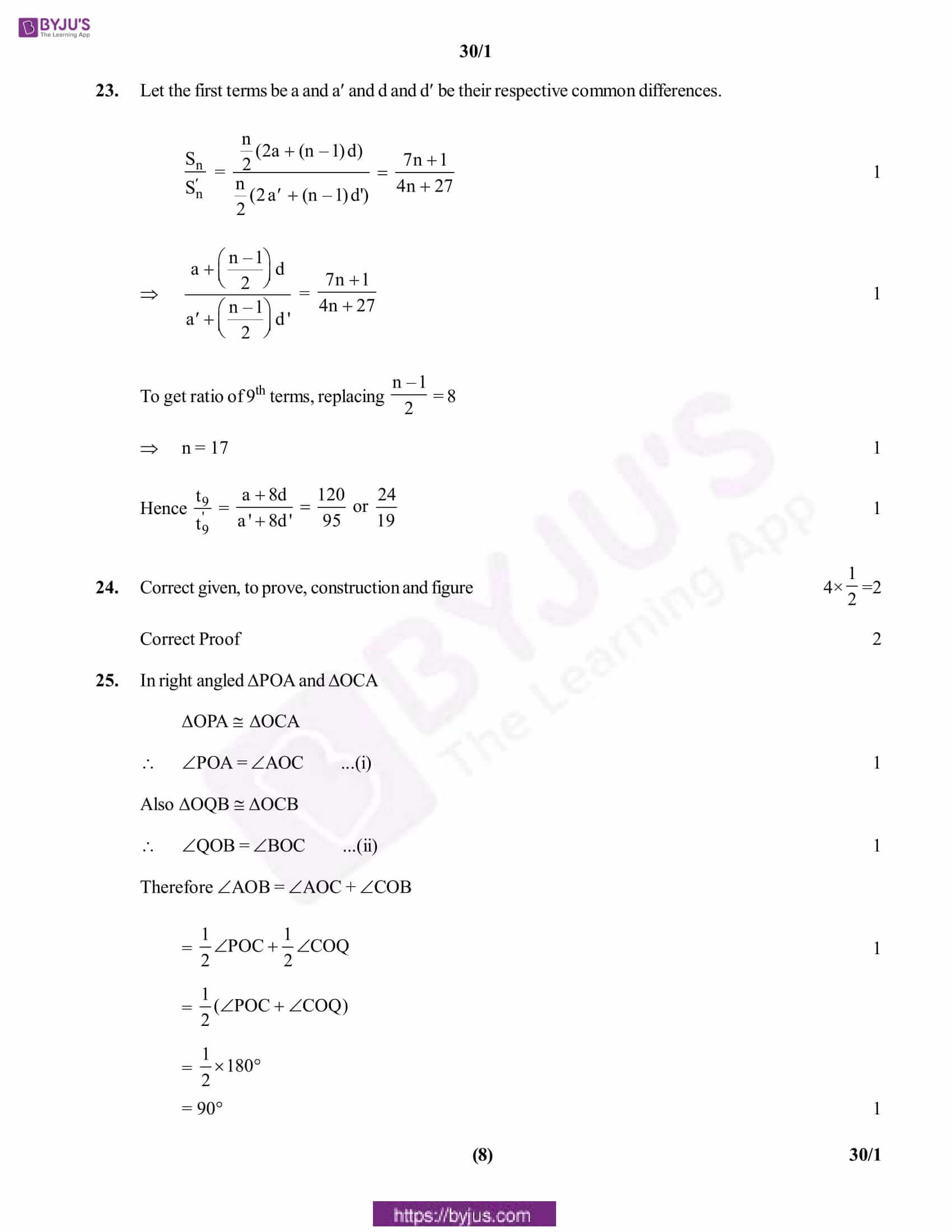 CBSE Class 10 Maths Solution PDF 2017 Set 1 08