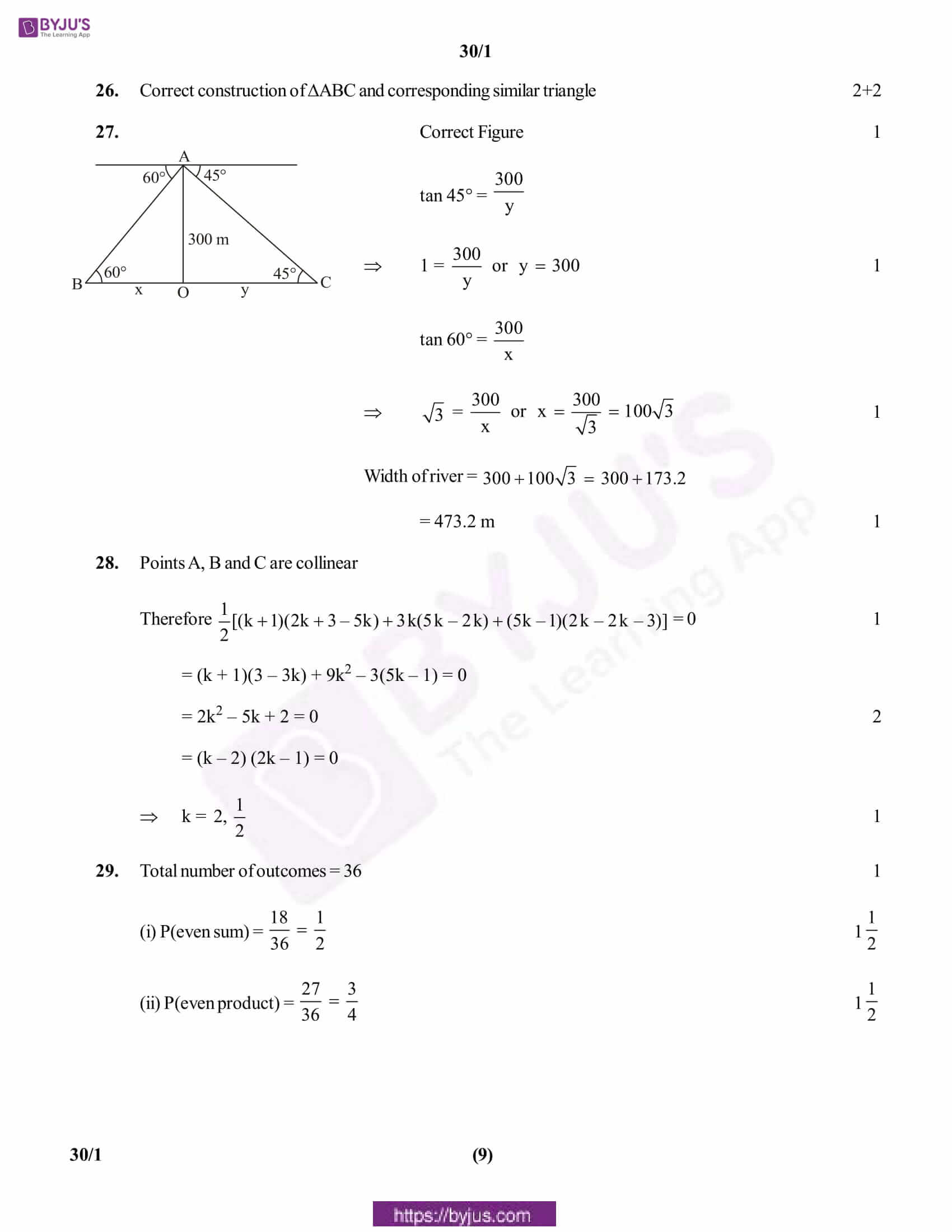 CBSE Class 10 Maths Solution PDF 2017 Set 1 09