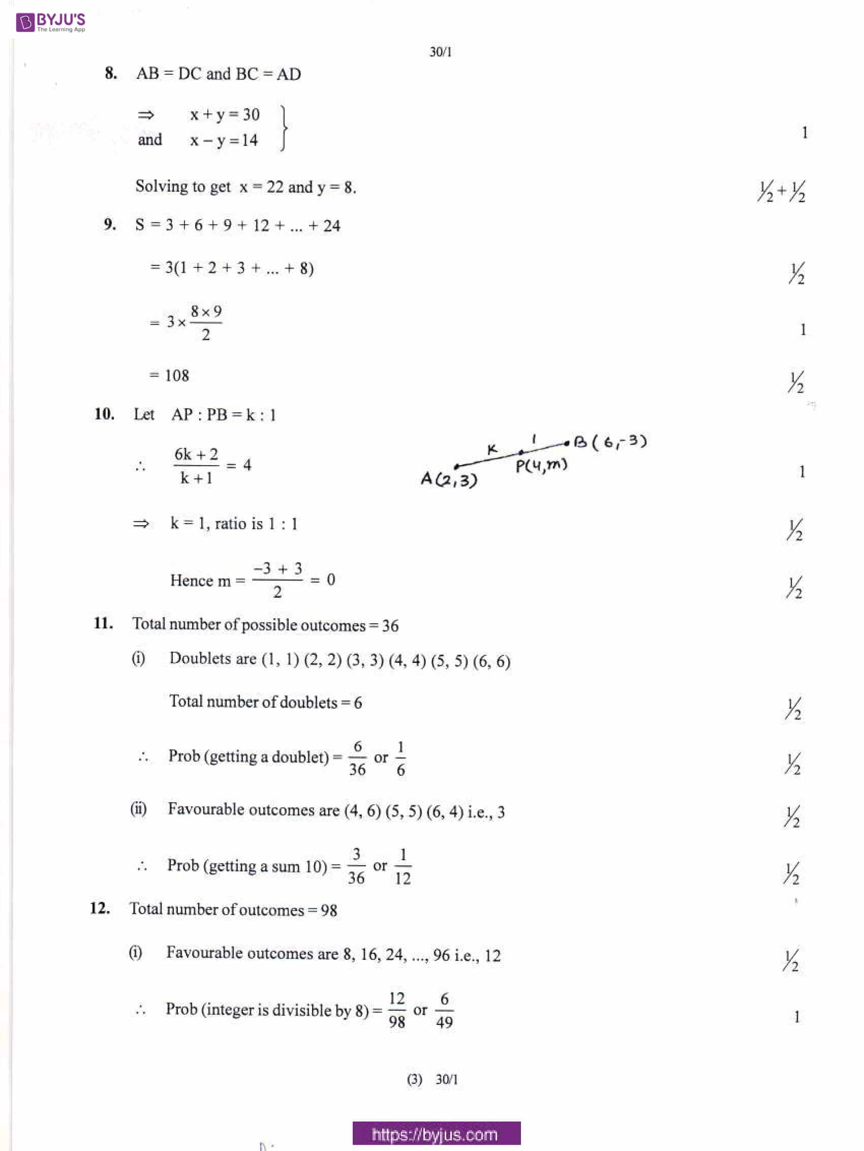 CBSE Class 10 Maths Solution PDF 2018 Set 1 02