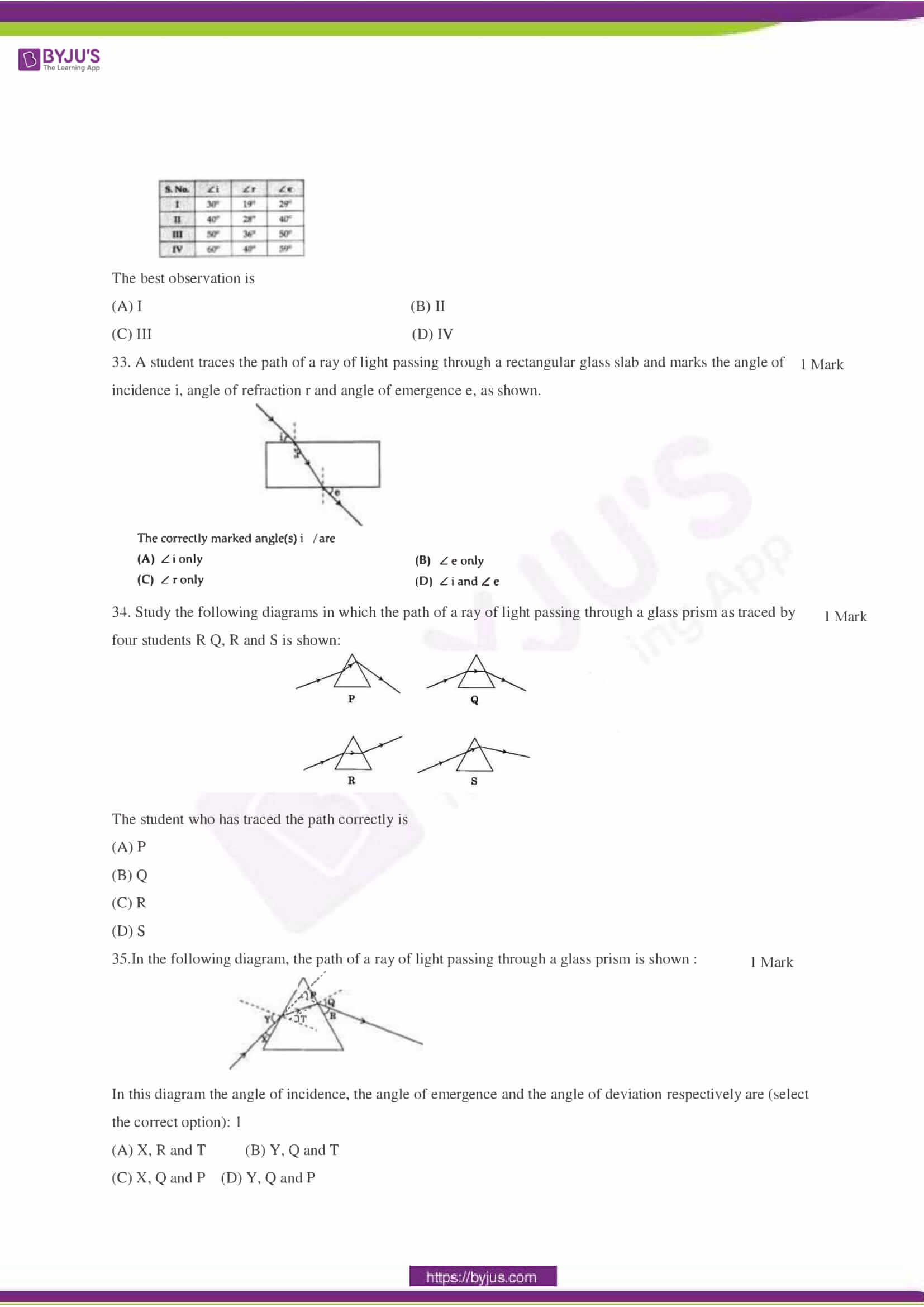 CBSE Class 10 Science Sample Paper Set 5-6