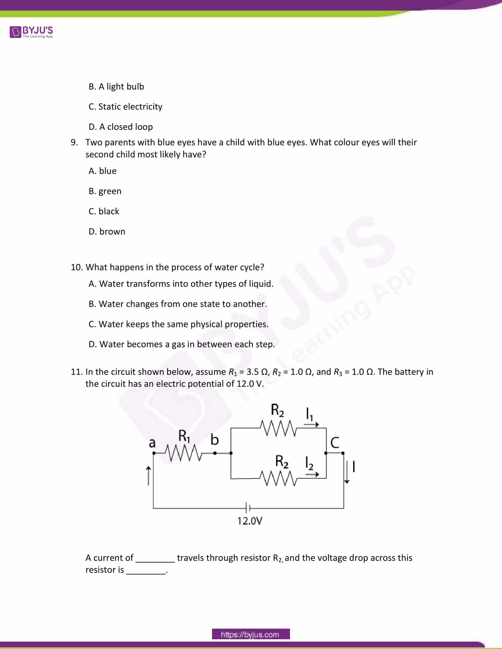 CBSE Class 10 Science Sample Paper Set 7-3