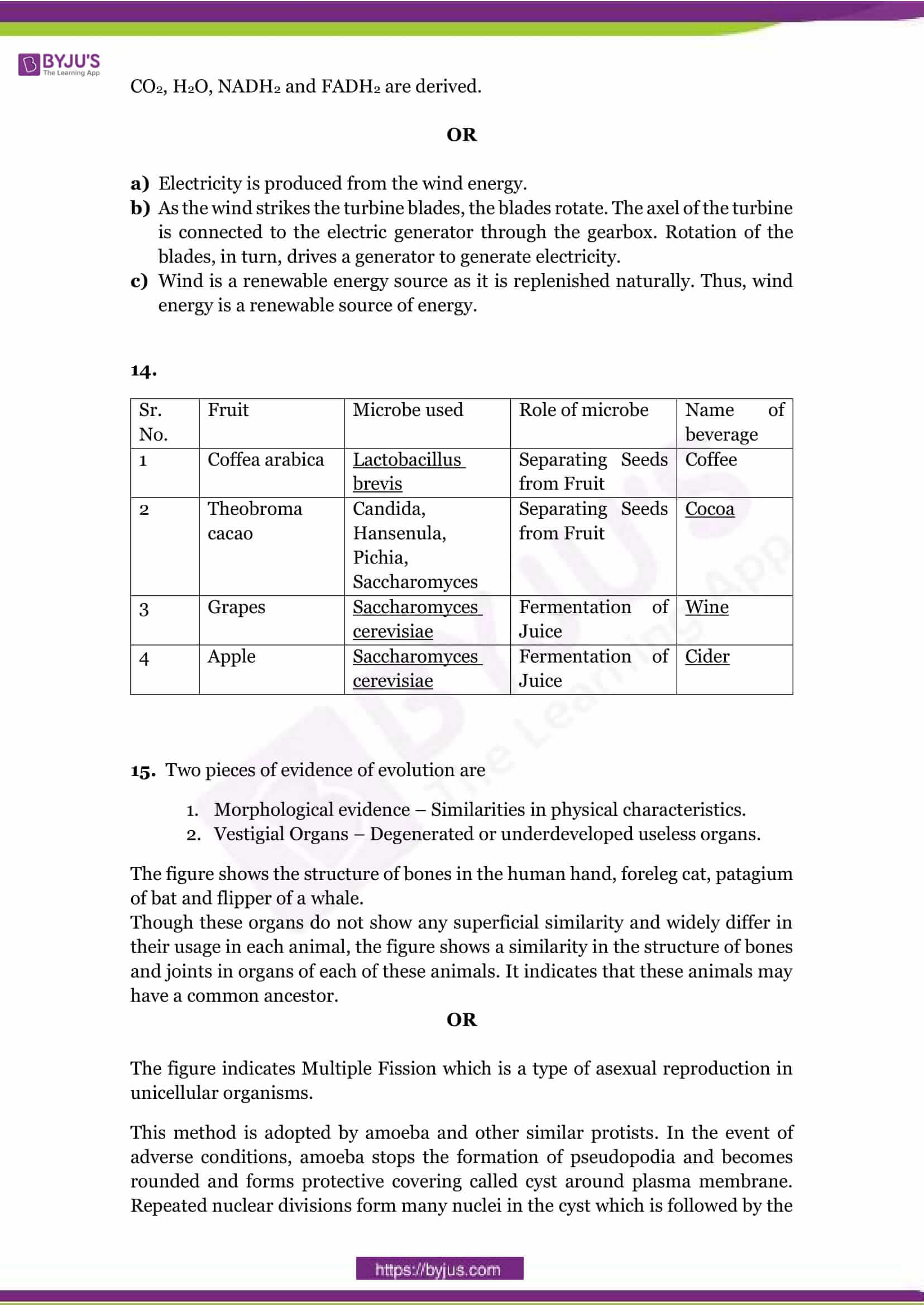 CBSE Class 10 Science Sample Paper Solution Set 1-5