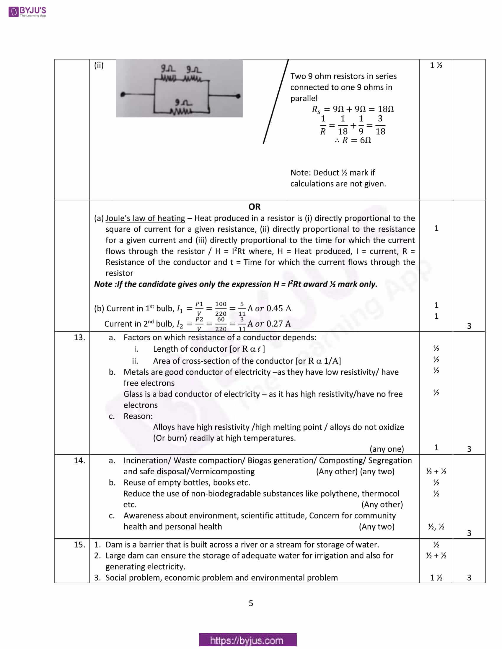 cbse class 10 science solutions 2018