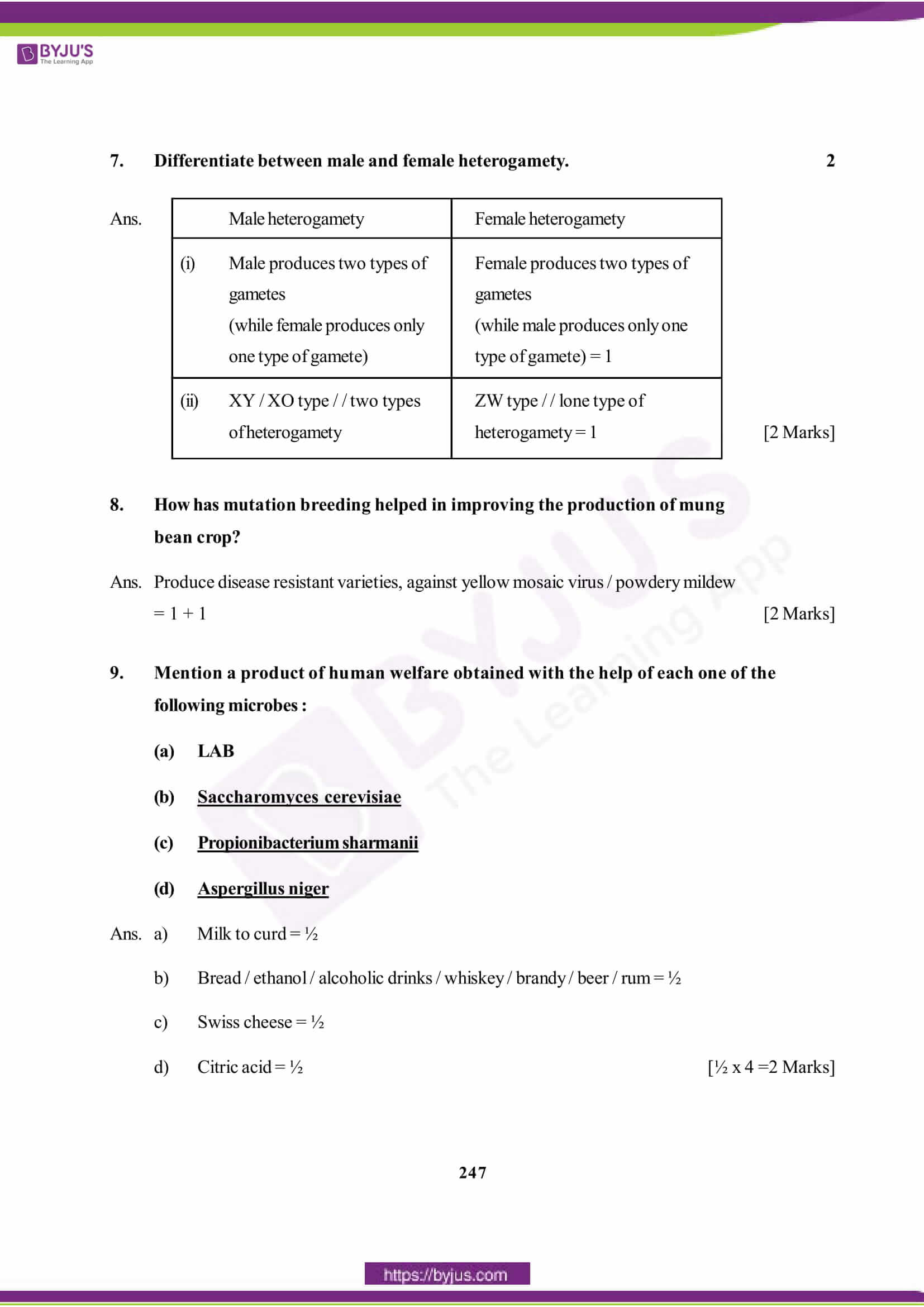 cbse class 12 biology solution 2015 set 1