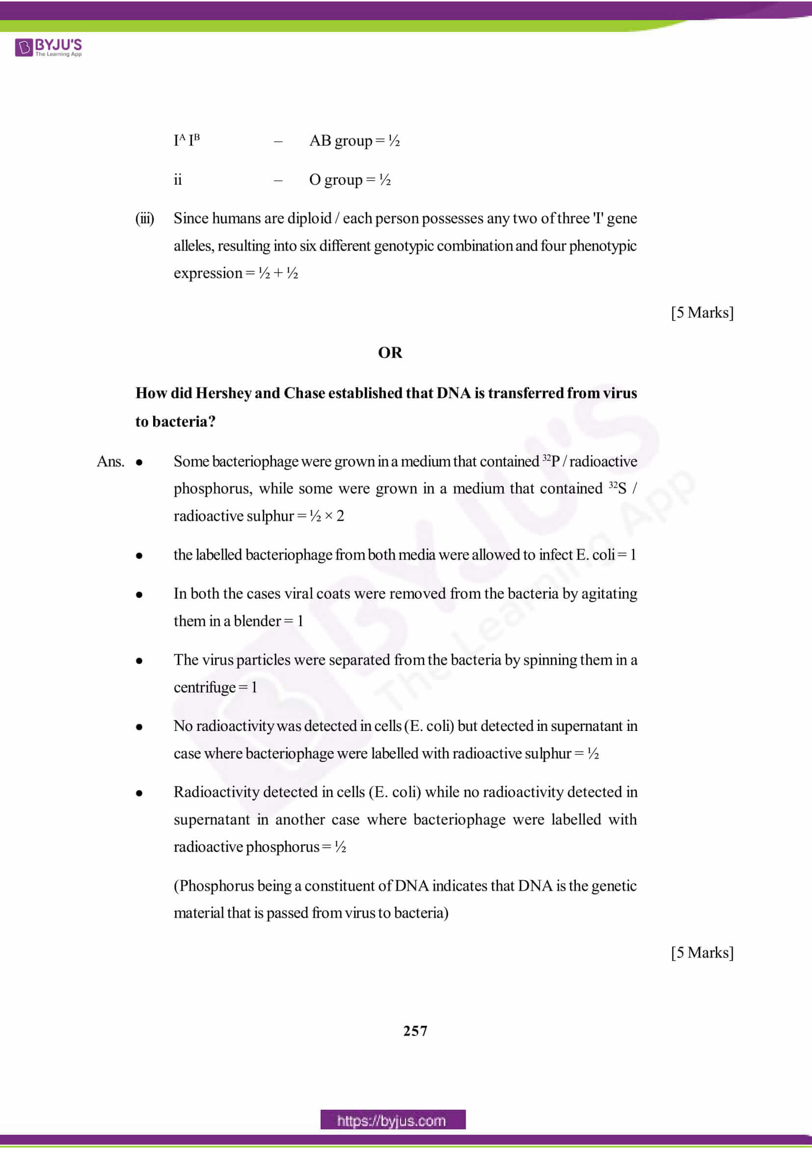 cbse class 12 biology solution 2015 set 1