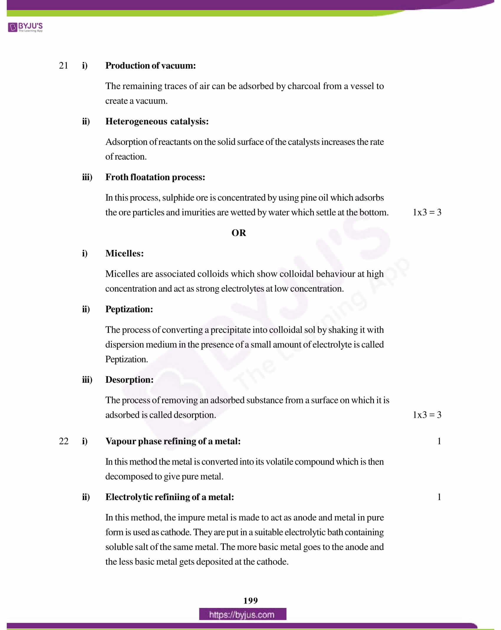 cbse class 10 chemistry solution 2011 set 1