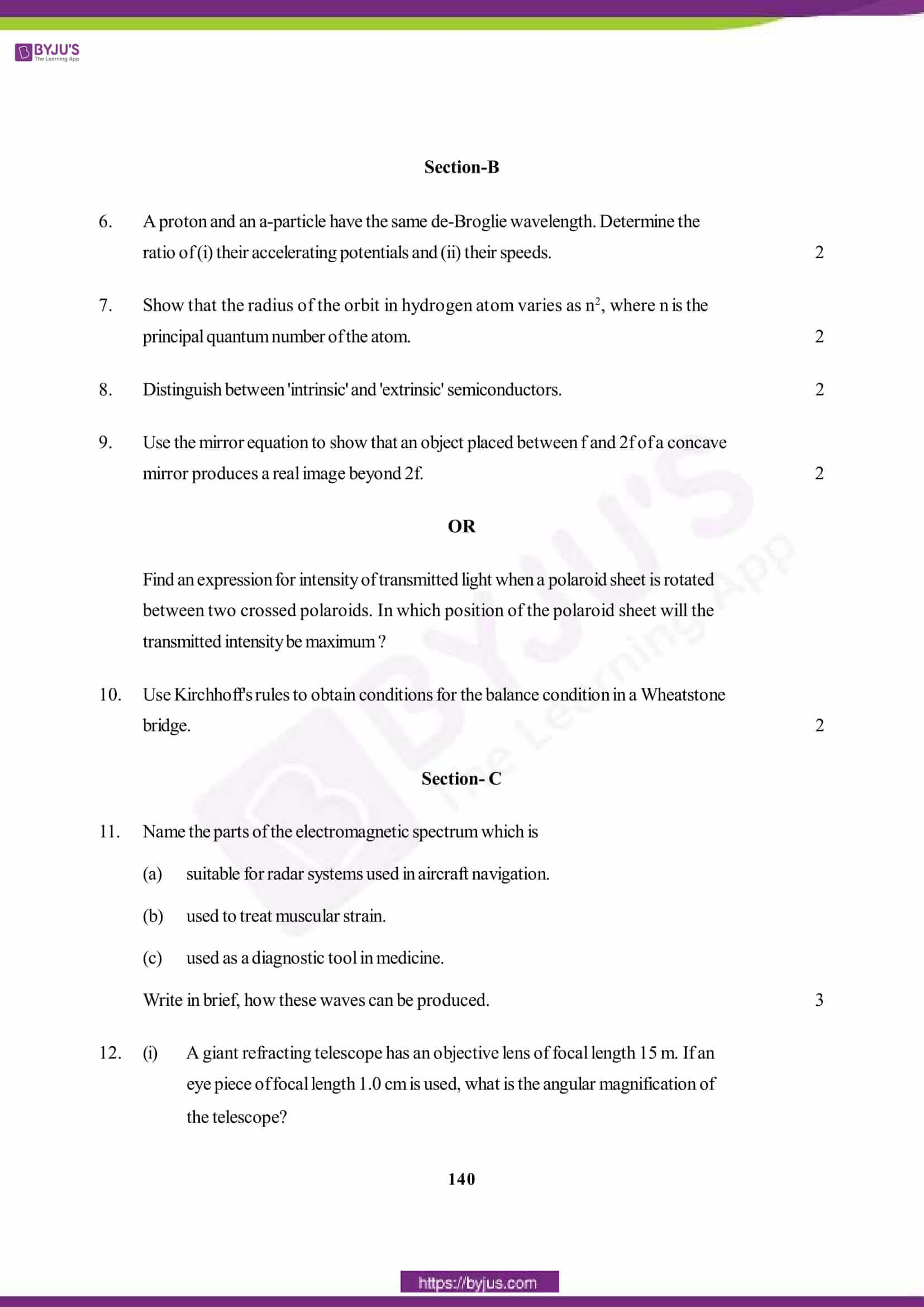 cbse class 12 phy 2015 question paper set 1