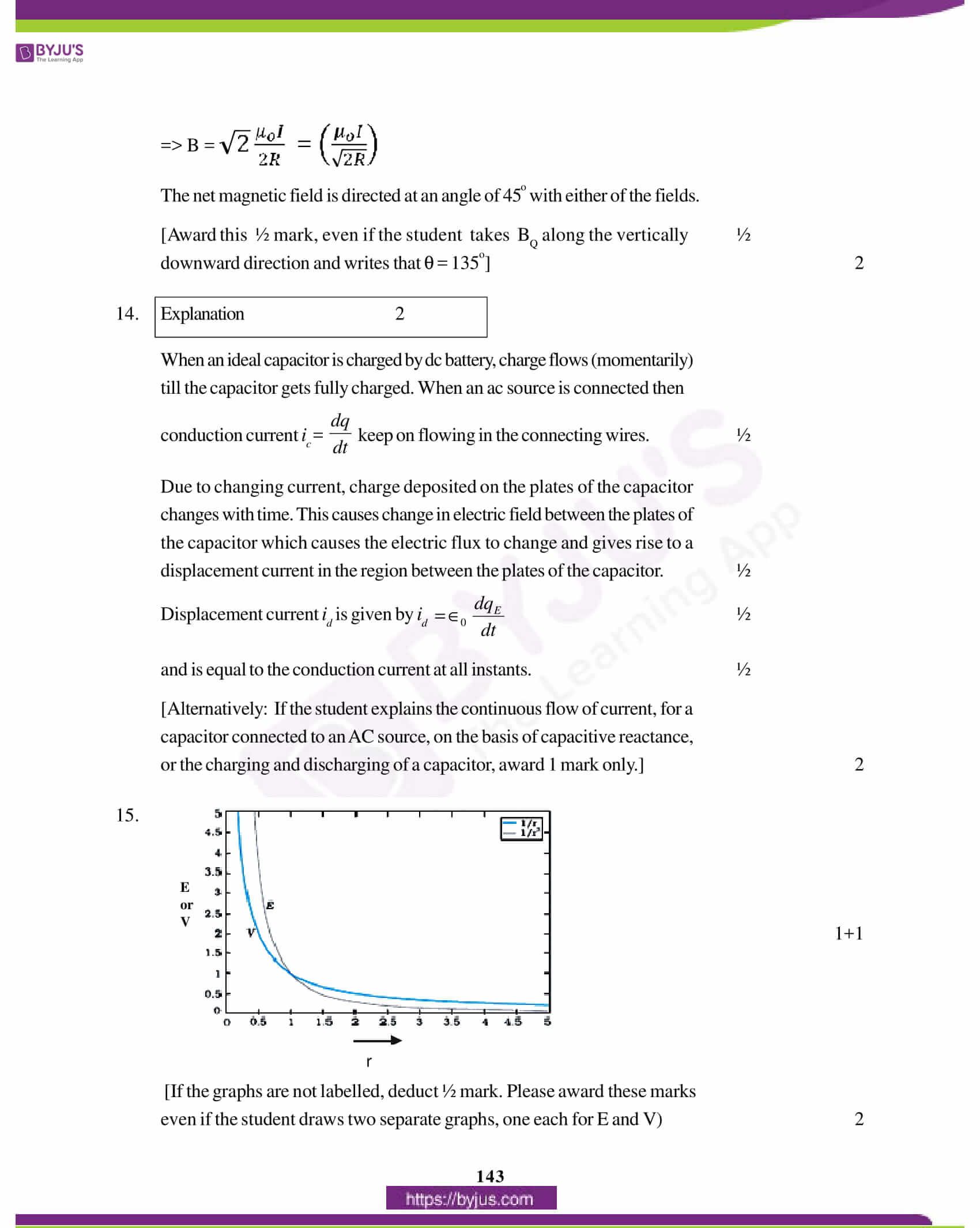 cbse class 12 physics solution 2012 set 1