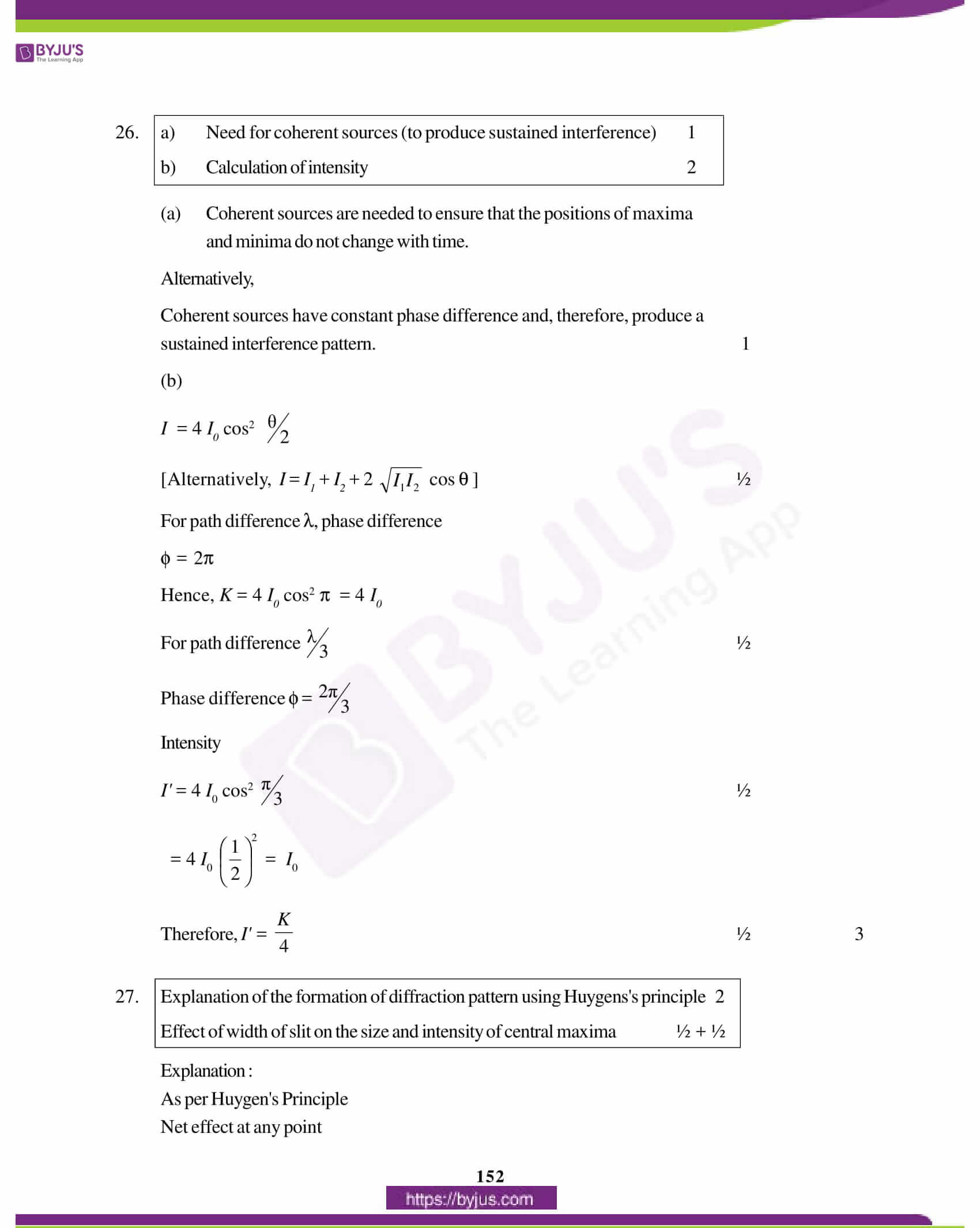 cbse class 12 physics solution 2012 set 1