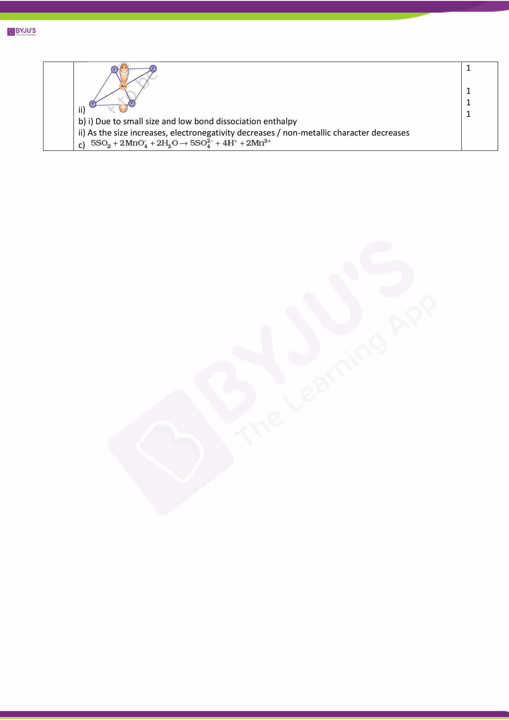 cbse class 12 solution 2019 chemistry set 1