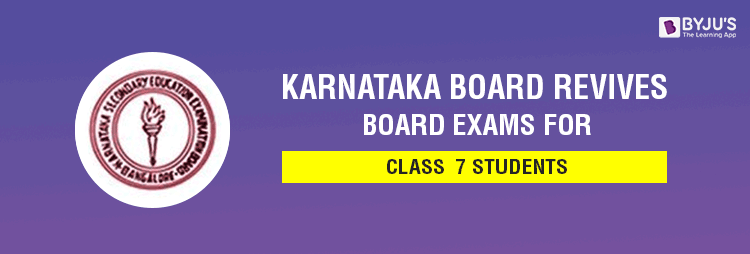 Karnataka Board Revives Board Exams for Class 7 Students