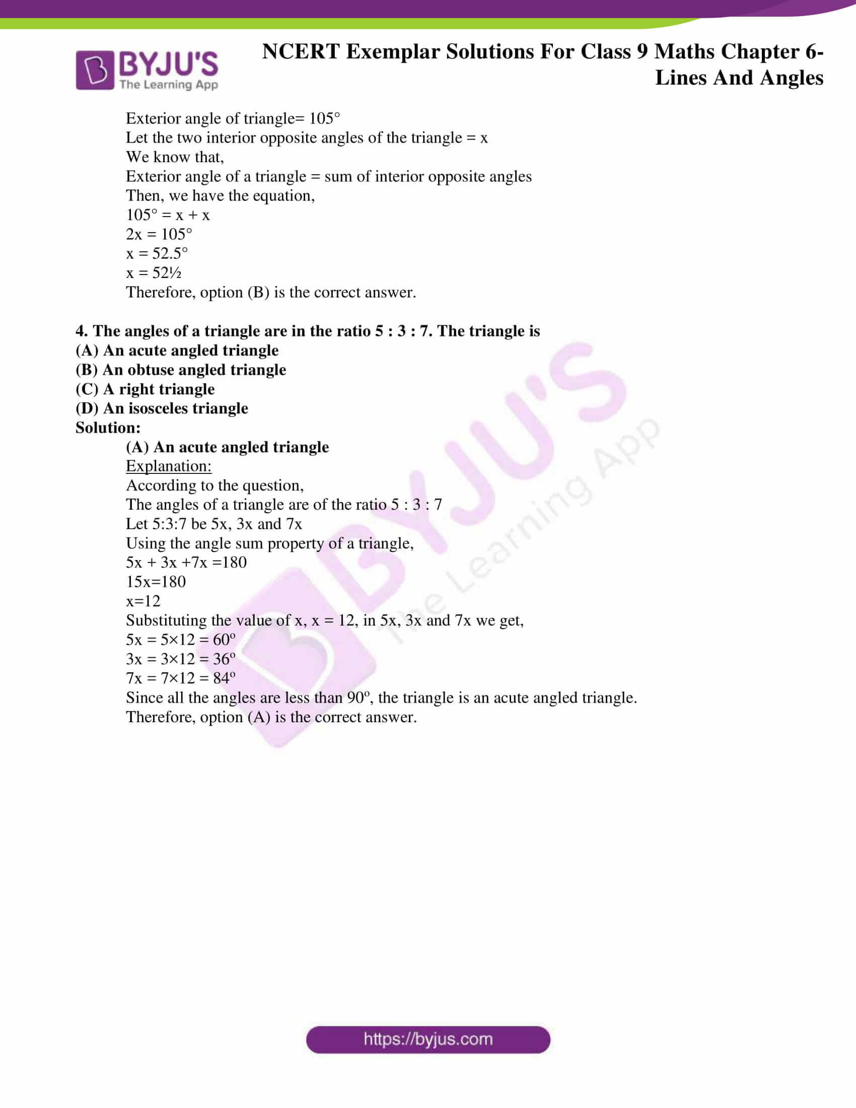 ncert exemplar solution class 9 maths chapter 6 ncert exemplar solution class 9 maths chapter 6